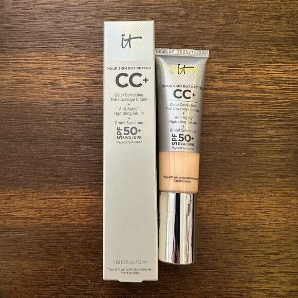 IT COSMETICS Fair Porcelain CC+ Color Correcting Full Coverage Cream - Picture 1 of 5